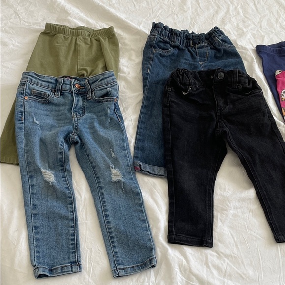 Stylish Kids Denim and Black Jeans Set size 2T - Picture 1 of 6
